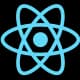 React Logo – Symbol für die JavaScript-Bibliothek zur Entwicklung von Benutzeroberflächen
