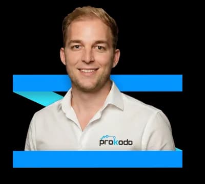 Porträt von Christian Salat, CEO von prokodo